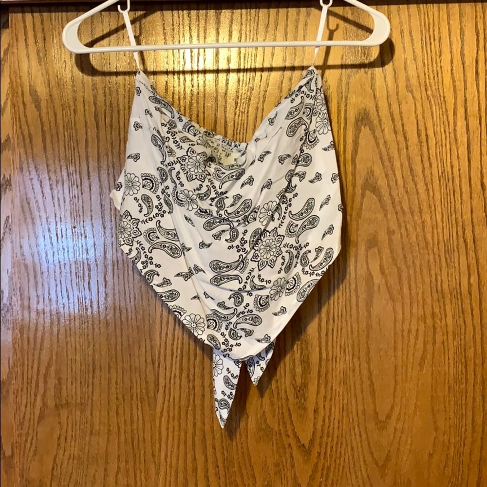 Strapless Bandana Top